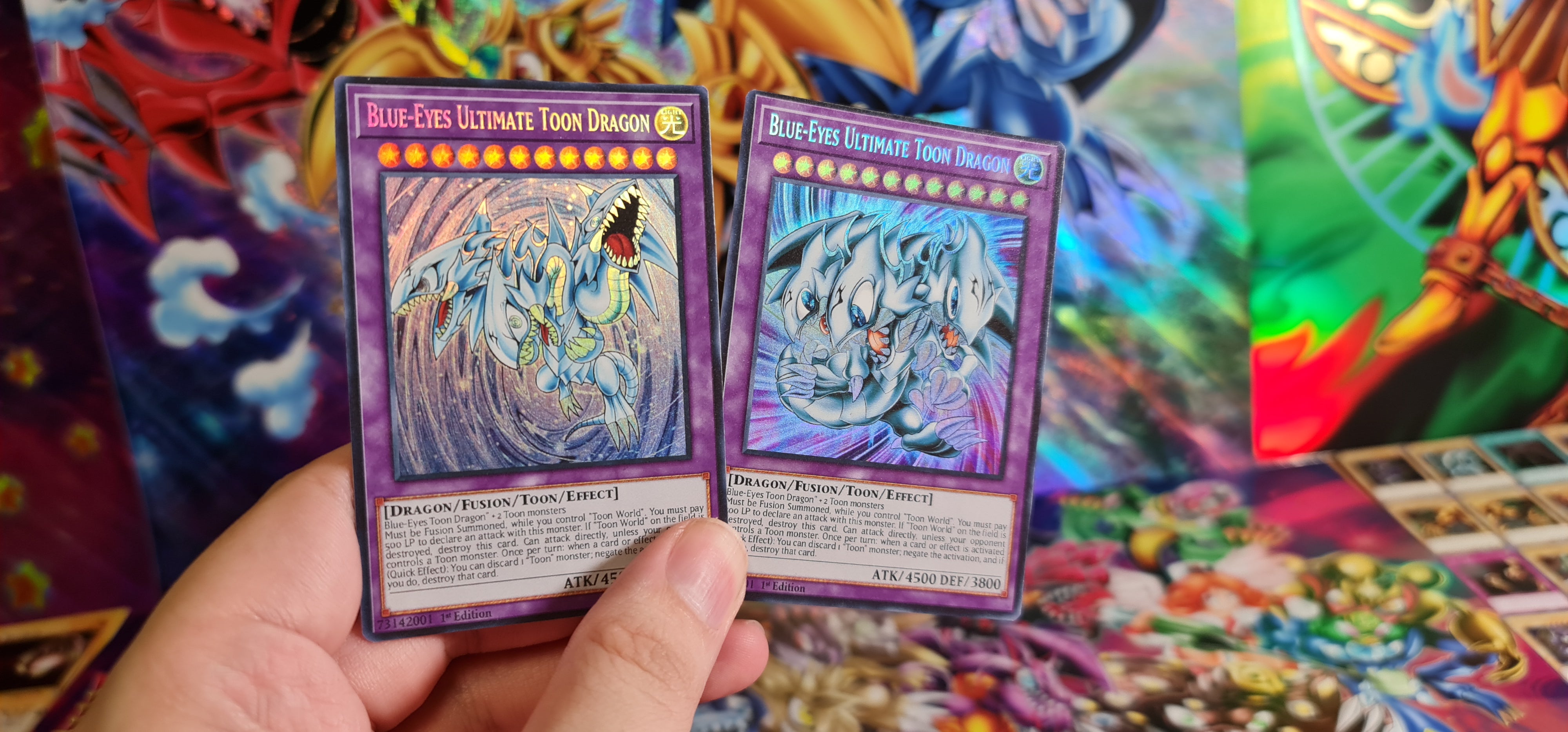 Blue-Eyes Ultimate Toon Dragon Custom Orica Card Blue-Eyes Ultimate Toon Dragon Custom Orica Card