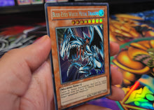 Load image into Gallery viewer, Blue Eyes Metal Dragon Custom Orica card
