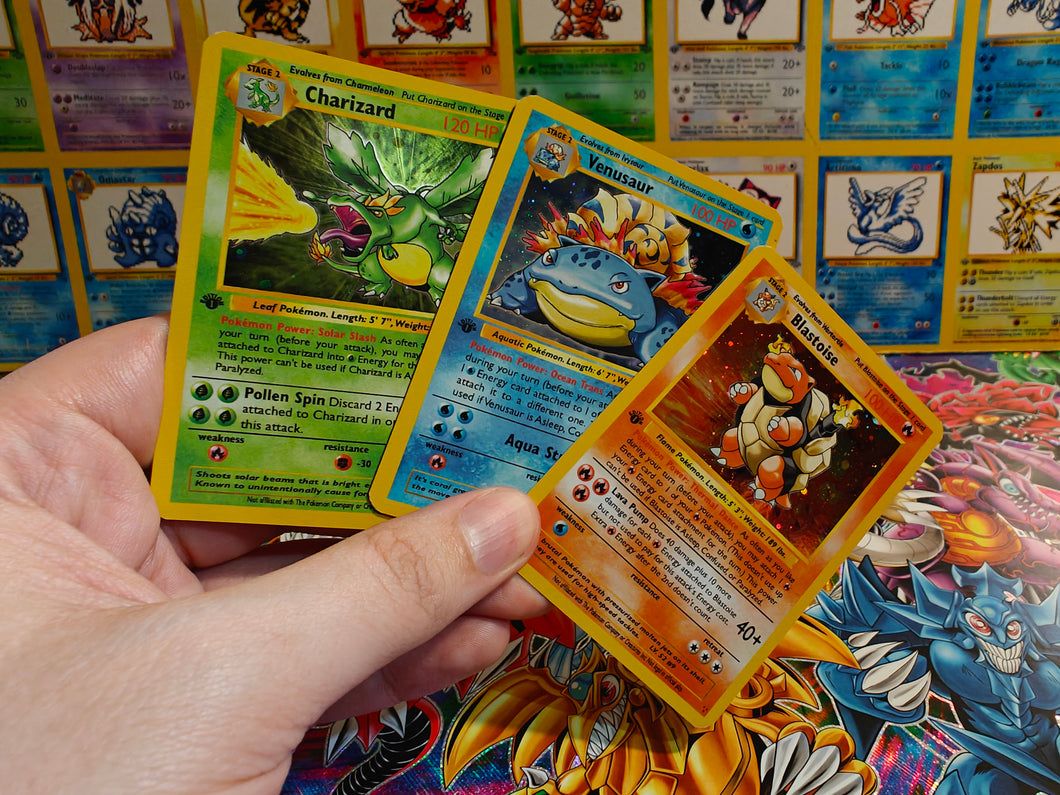 Energy swapped base set starters V2 Custom Orica cards
