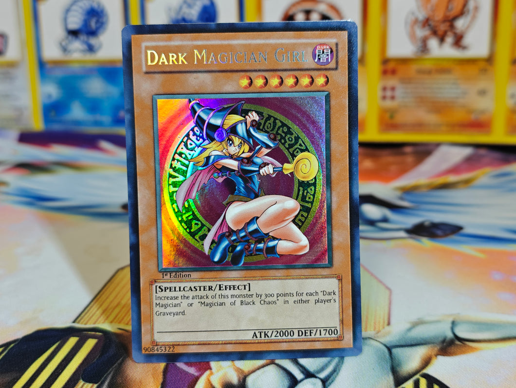 Dark Magician Girl swapped Magician pose Custom Orica card