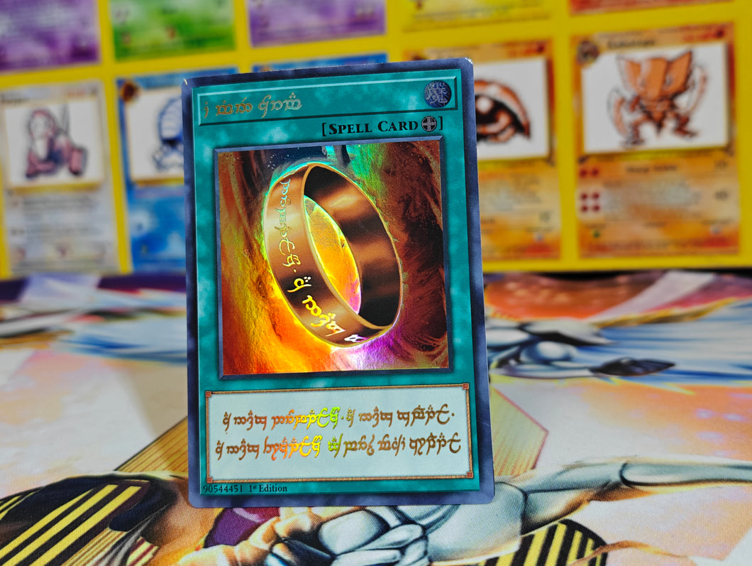 One Ring Yugioh style  Custom Orica card