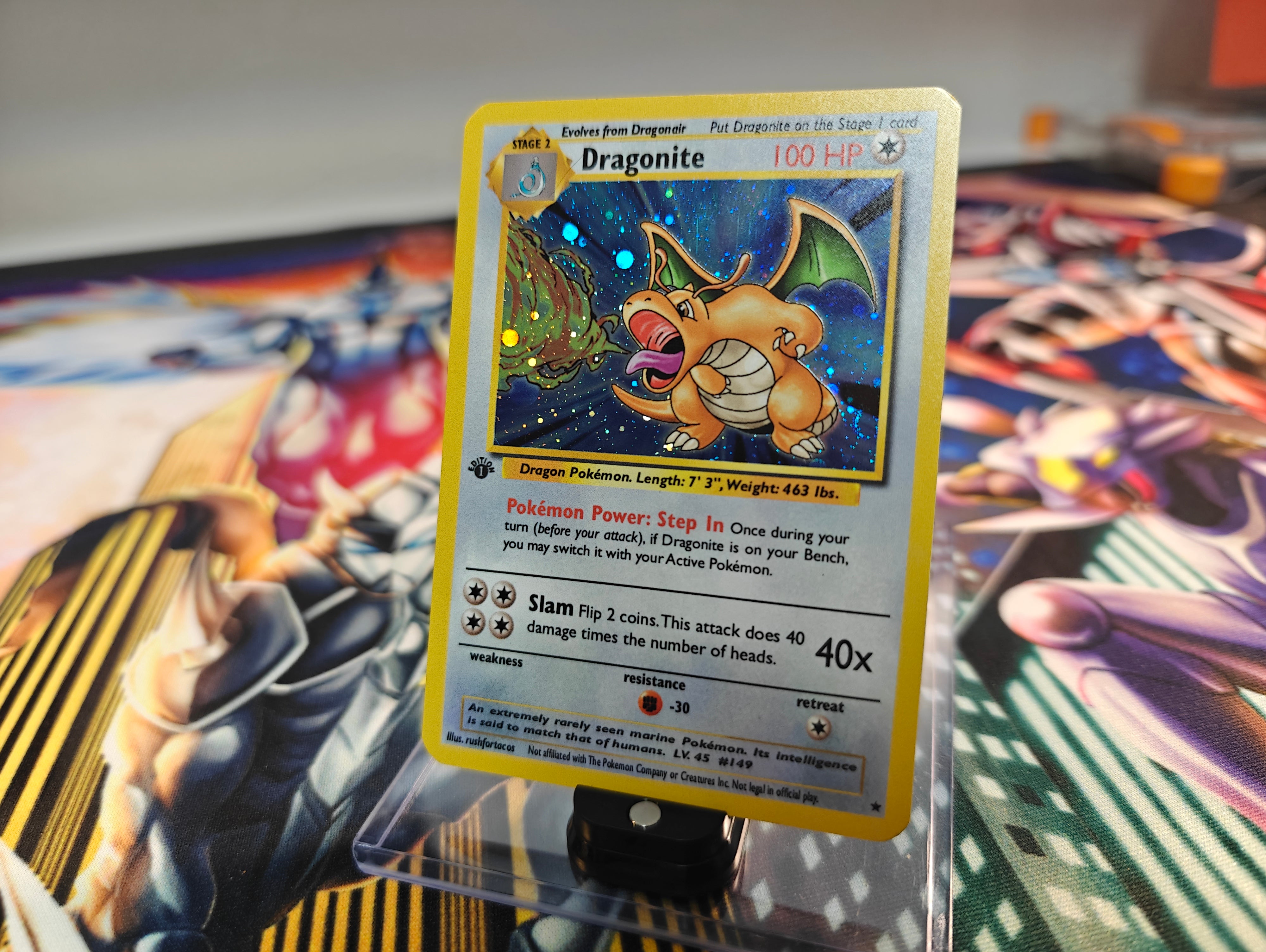 Dragonite pose swap Custom Orica card
