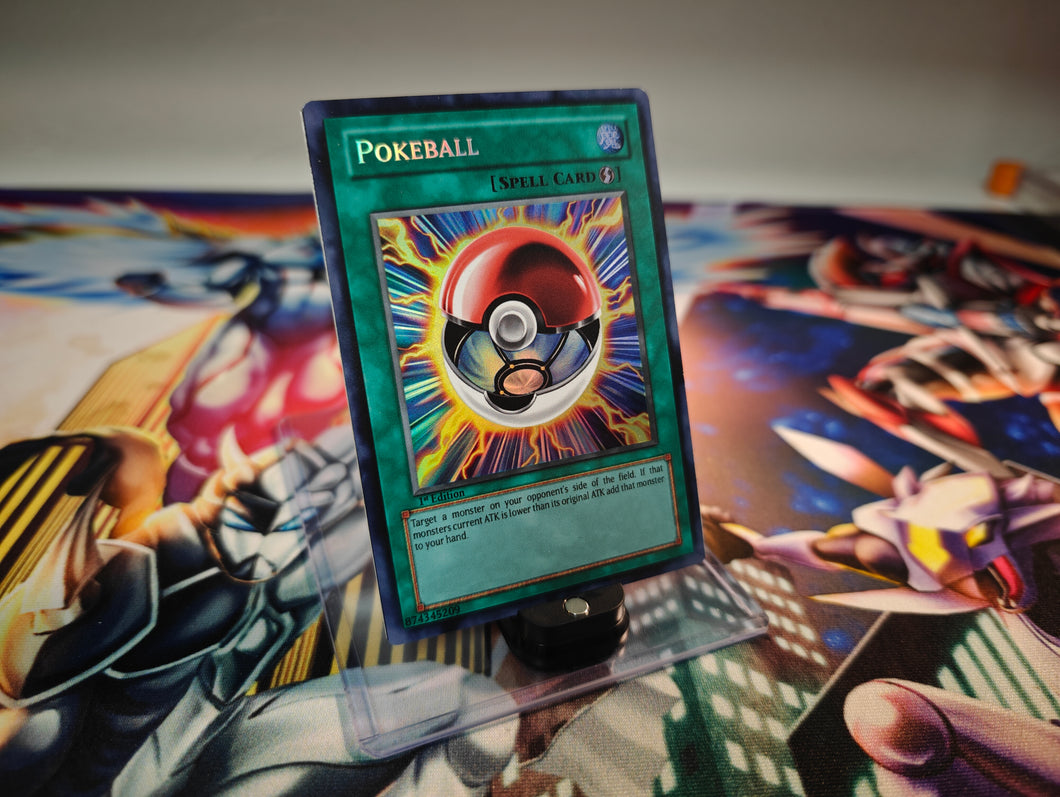 Yugioh Style Pokeball Custom Orica card