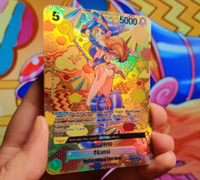 Load image into Gallery viewer, Nami Dark Magician Girl Swap Textured Custom Orica card
