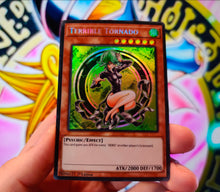 Load image into Gallery viewer, Terrible Tornado V2 magician girl pose swap One Punch Man Custom Orica card
