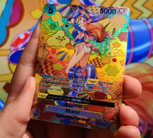 Load image into Gallery viewer, Nami Dark Magician Girl Swap Textured Custom Orica card
