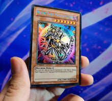Load image into Gallery viewer, Metal Dark magician Girl Custom Orica card
