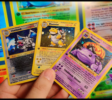 Load image into Gallery viewer, Energy swapped base set starters V3 Custom Orica cards
