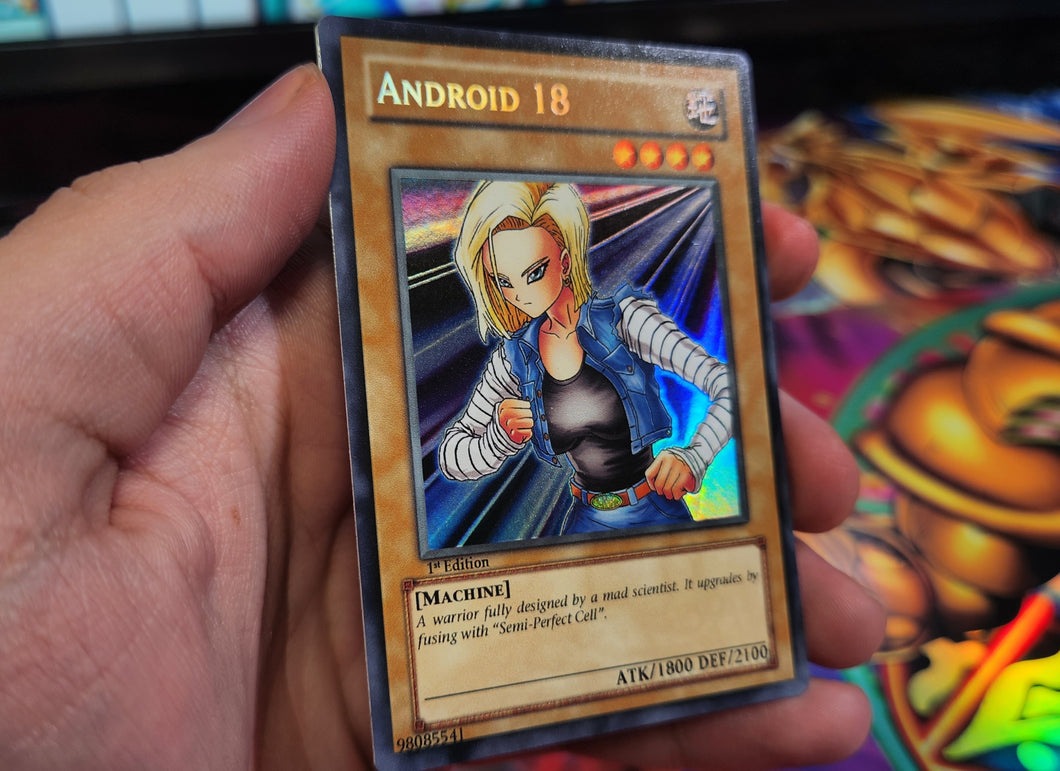 Android 18 Robo Lady crossover Custom Orica card