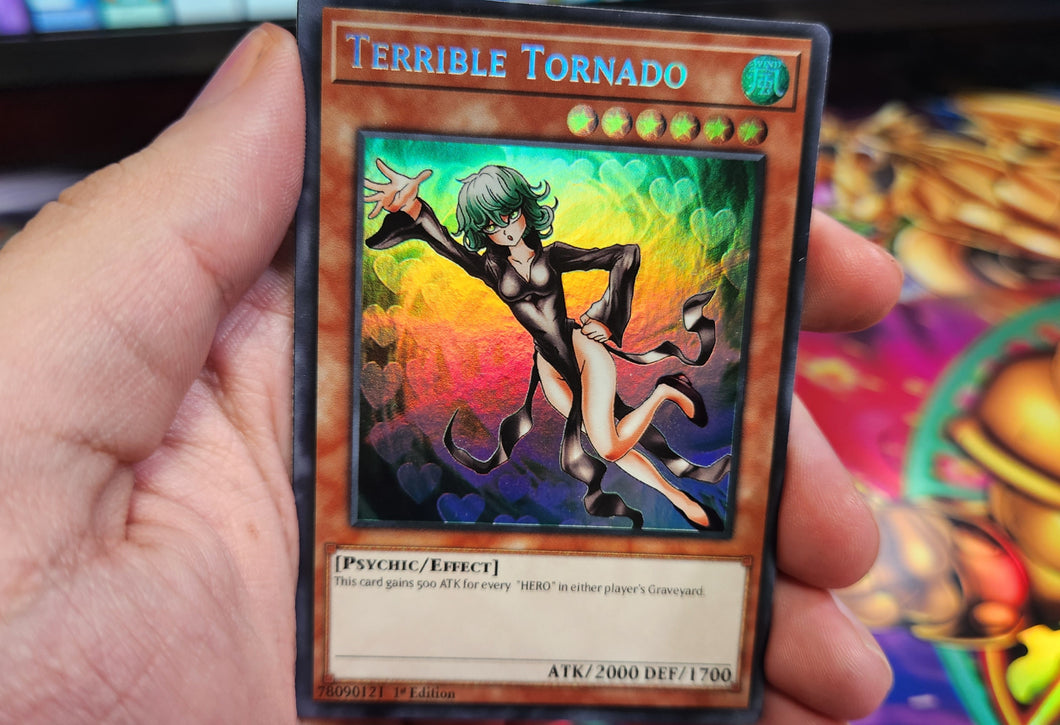Terrible Tornado Magician Girl crossover Custom Orica card