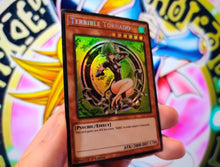 Load image into Gallery viewer, Terrible Tornado V2 magician girl pose swap One Punch Man Custom Orica card

