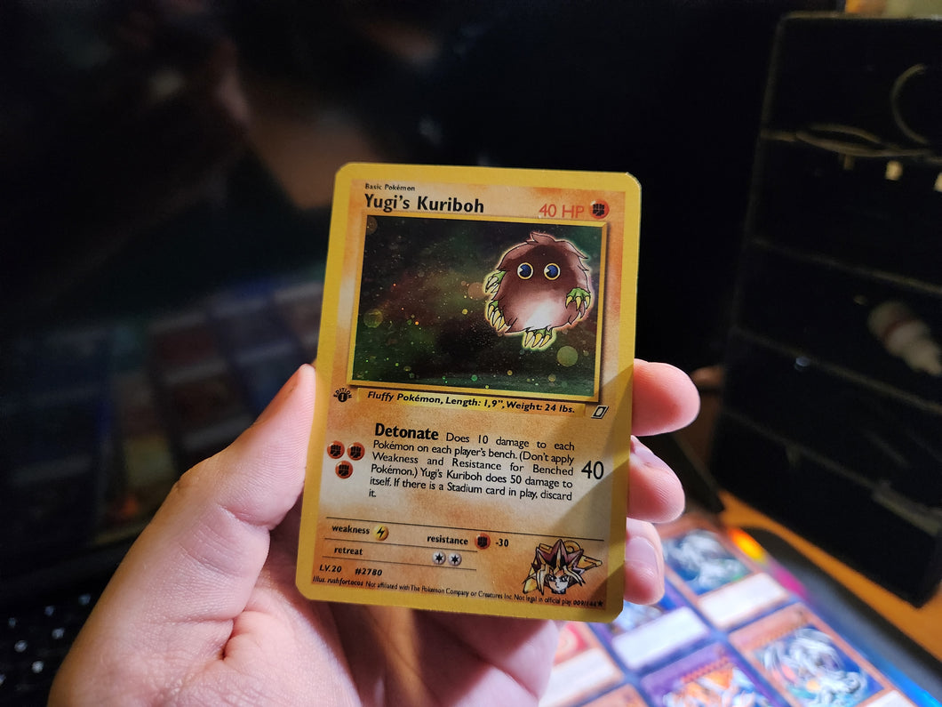 Yugis Kuriboh Pokemon Crossover Custom Orica card