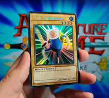 Load image into Gallery viewer, Human Warrior Fin Adventure time yugioh Custom Orica card
