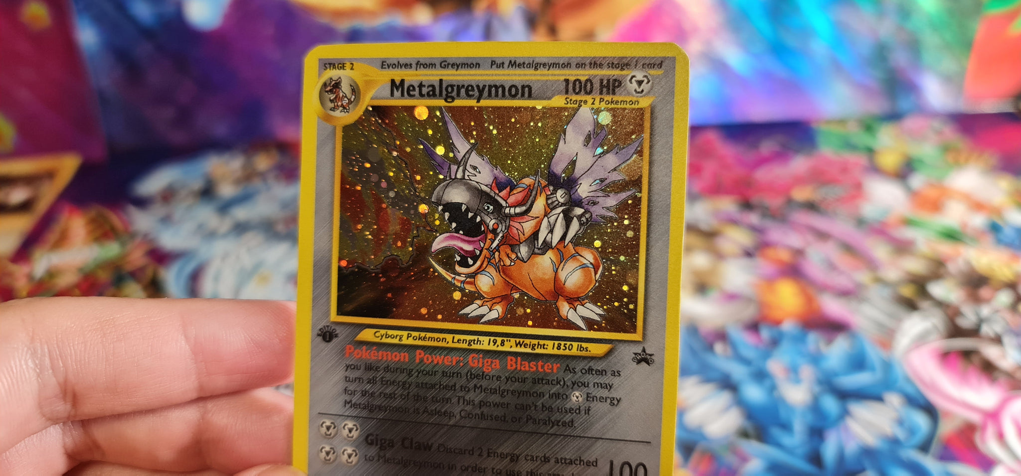 pokemon orica cards Matalgreymon crossover Custom Orica card