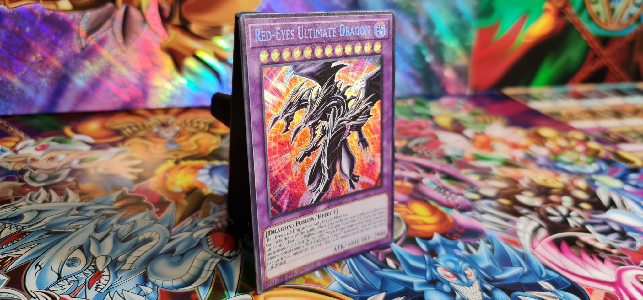 yugioh red eyes black dragon structure deck Red-Eyes Ultimate Dragon Custom Orica card – RushforTacos Custom Cards
