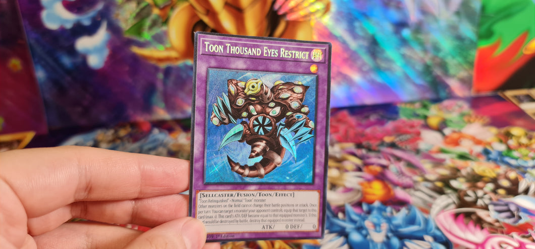 Toon Thousand Eyes Resteict Custom Orica card