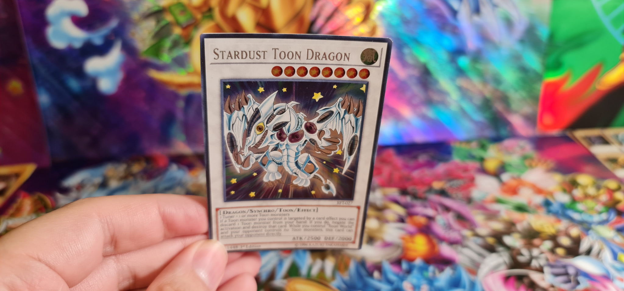 Stardust Toon Dragon Custom Orica card – RushforTacos Custom Cards