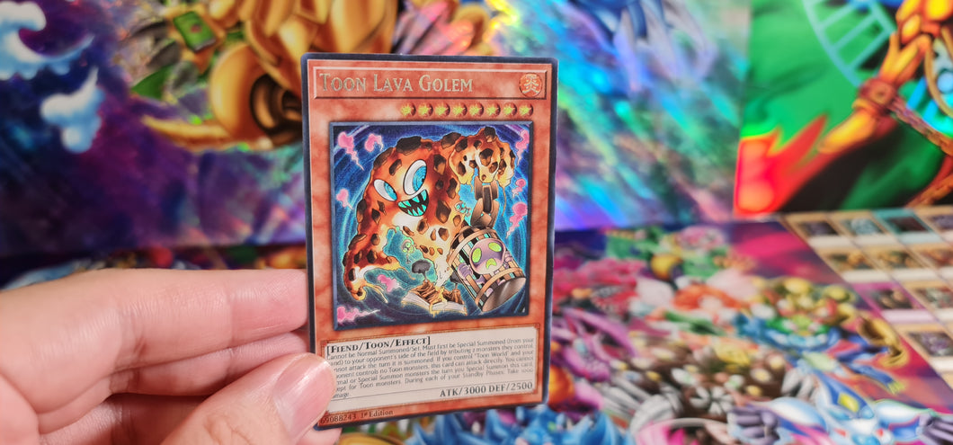 Toon Lava Golem Custom Orica card