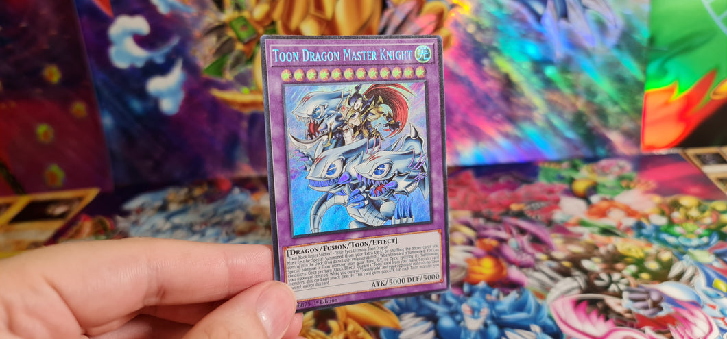 Toon Dragon Master Knight Custom Orica card