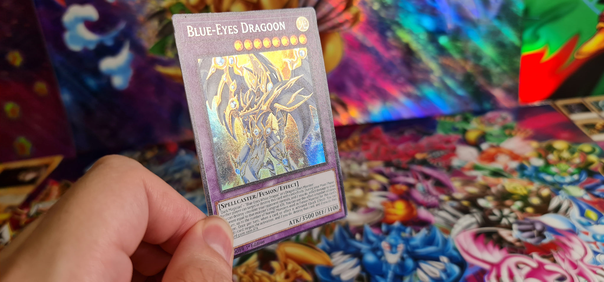 Blue-Eyes Dragoon Custom Orica card – RushforTacos Custom Cards