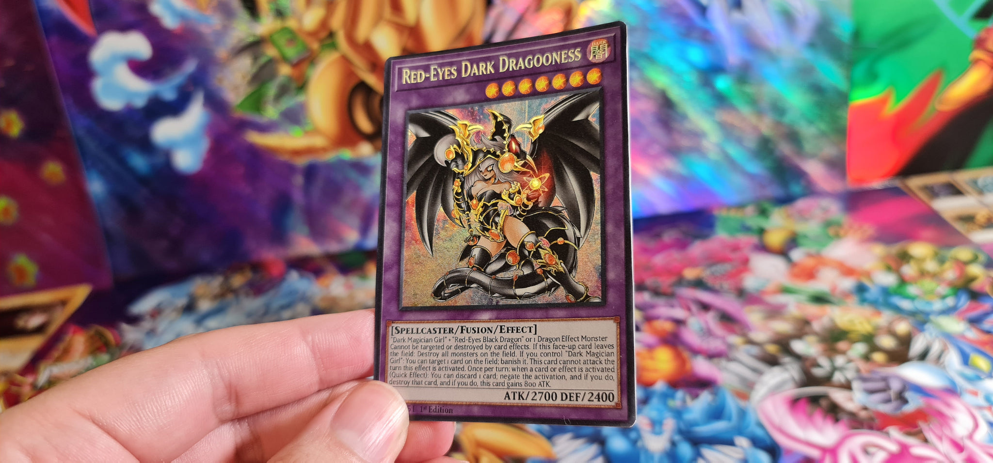 Red-Eyes Dark Dragooness Custom Orica card – RushforTacos Custom Cards
