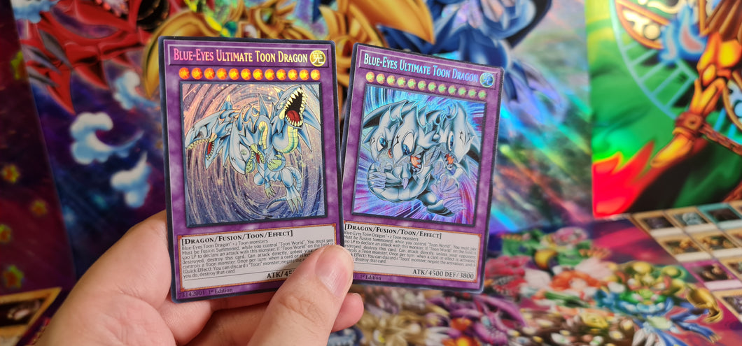 toon dragon yugioh cards Blue-Eyes Ultimate Toon Dragon Custom Orica Card