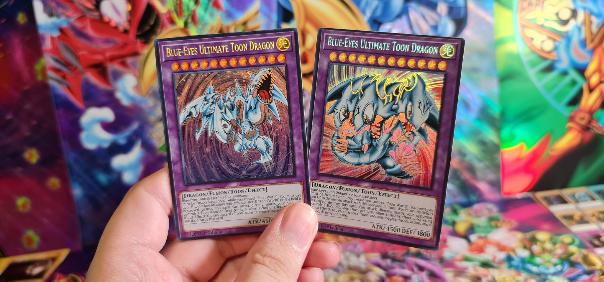 Blue-Eyes Ultimate Toon Dragon Custom Orica Card – RushforTacos Custom Cards