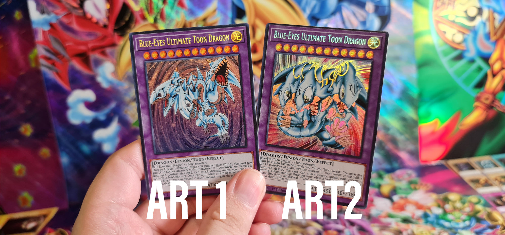 Blue-Eyes Ultimate Toon Dragon Custom Orica Card – RushforTacos Custom Cards